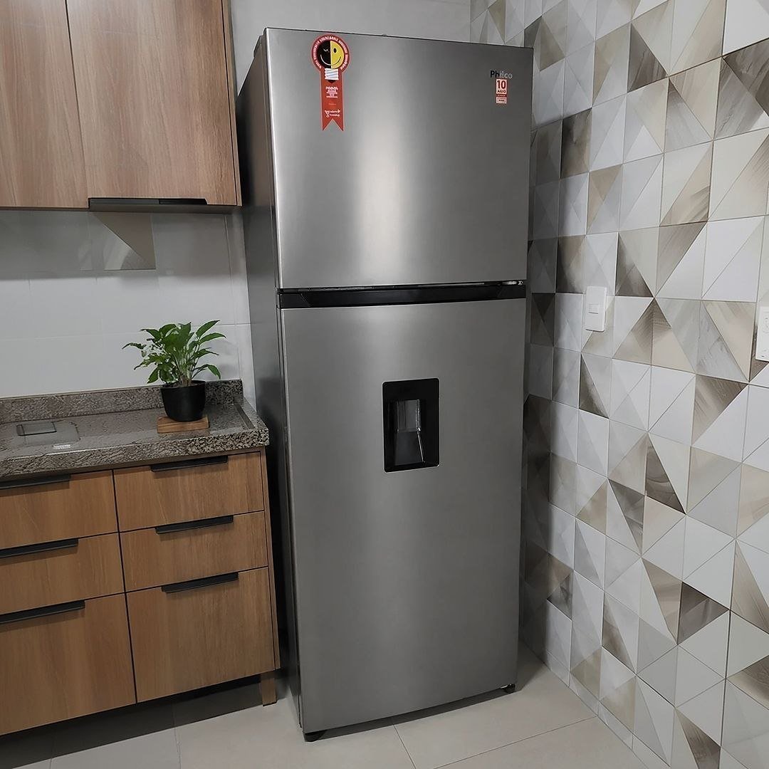 Geladeira 413L Philco Eco Inverter Duplex Inox PRF501TI