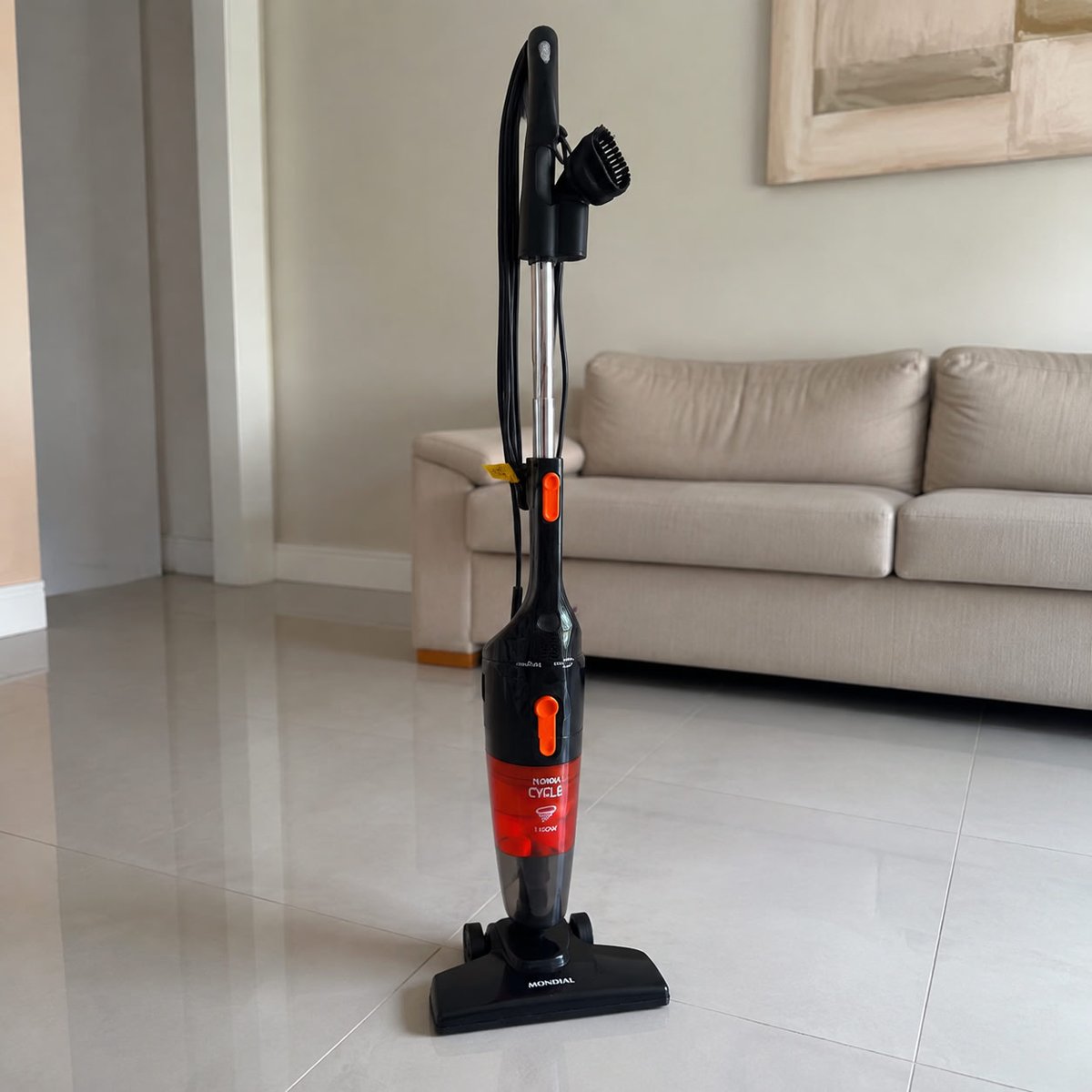 Aspirador de Pó Vertical Turbo Cycle Mondial 1100W - AP-35