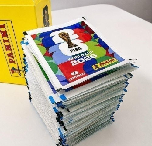 Kit com 50 Envelopes (350 Figurinhas) Copa do Mundo 2026 Panini