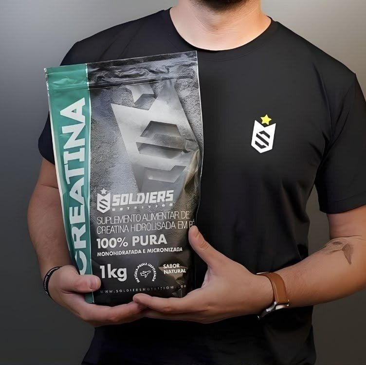Creatina 1kg Monohidratada 100% Pura - Soldiers Nutrition