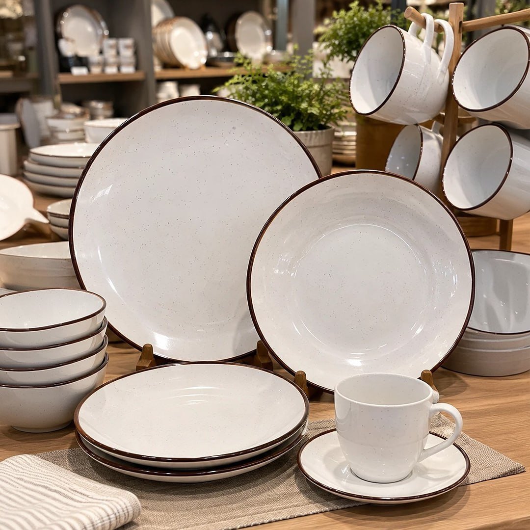 Aparelho de Jantar Canyon em Porcelana Decorada 20 Peças Tramontina