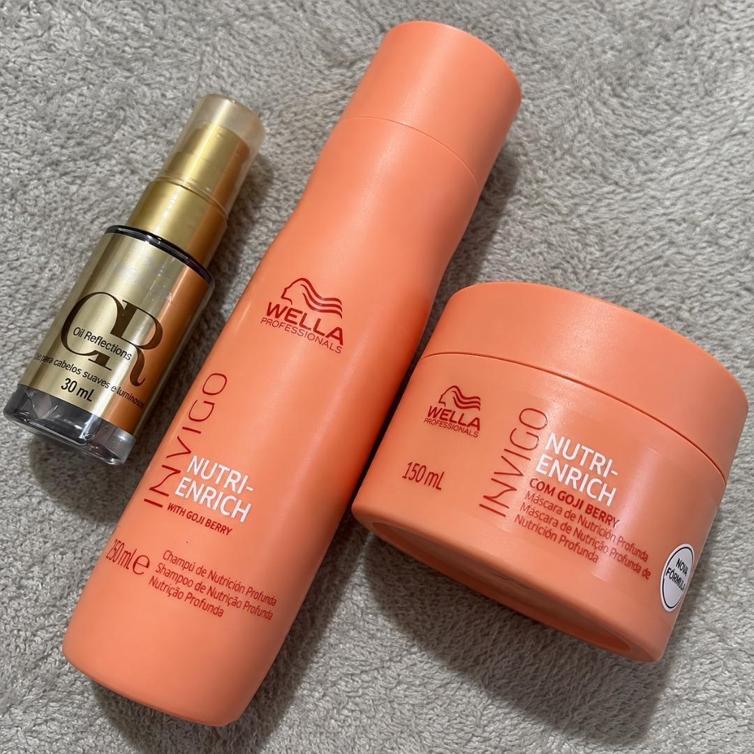 Kit Nutri-Enrich Shampoo + Máscara + Óleo Wella