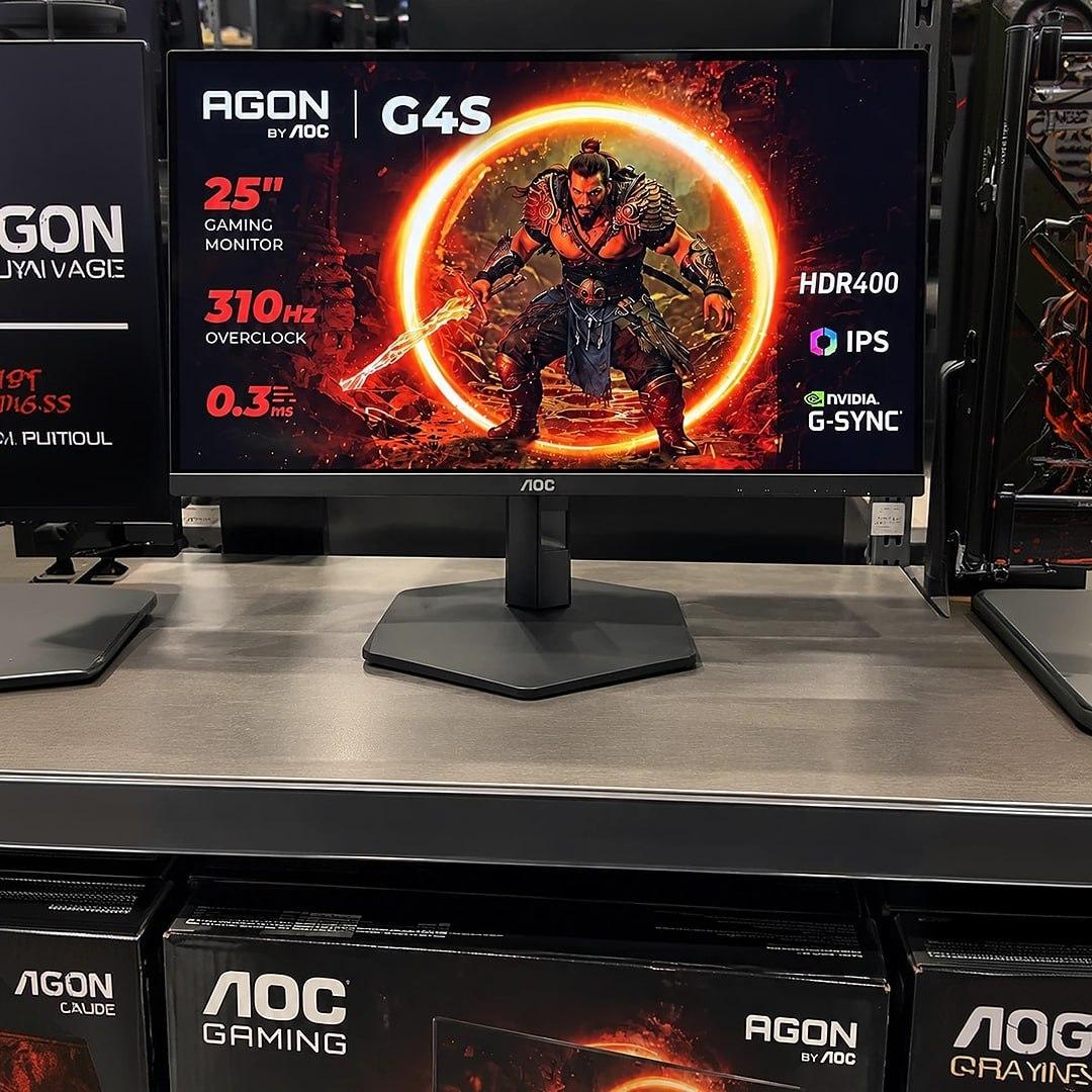 Monitor Gamer AOC AGON G4S 25" 310Hz 0.3ms HDR400 IPS