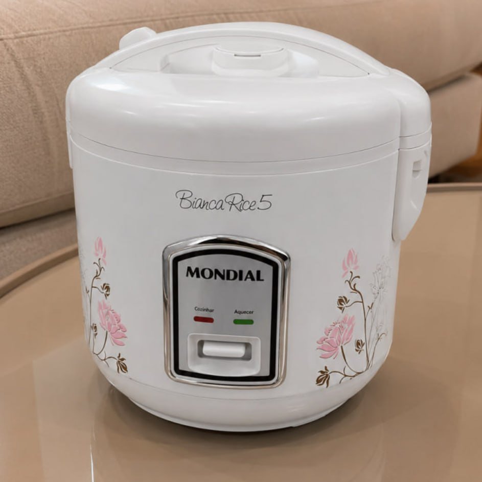 MONDIAL Panela De Arroz Bianca Rice 5, Branco, 400W, 110V - NPE-05-5X