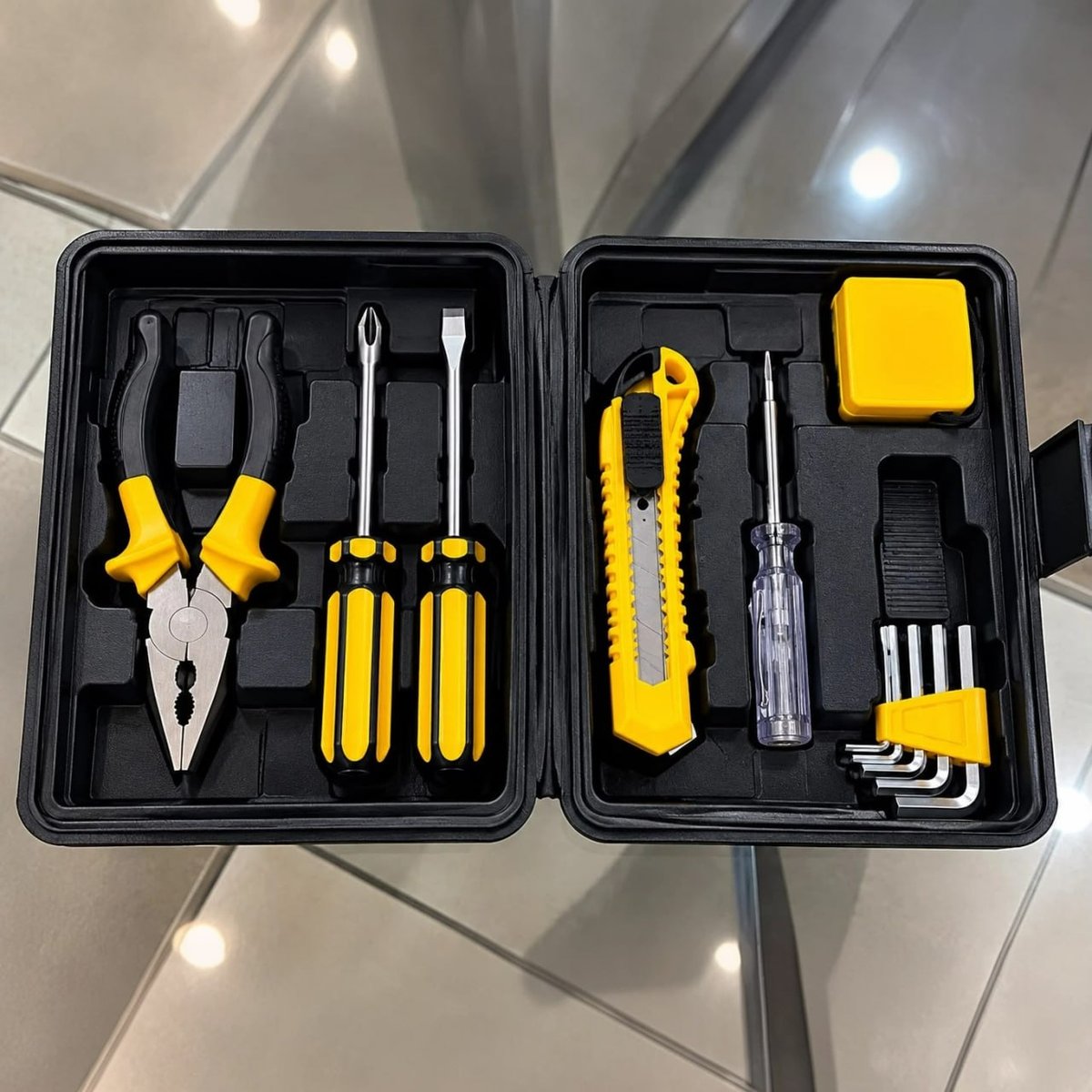 Kit Jogo De Ferramentas Aço Carbono Titanium 11 Peças
