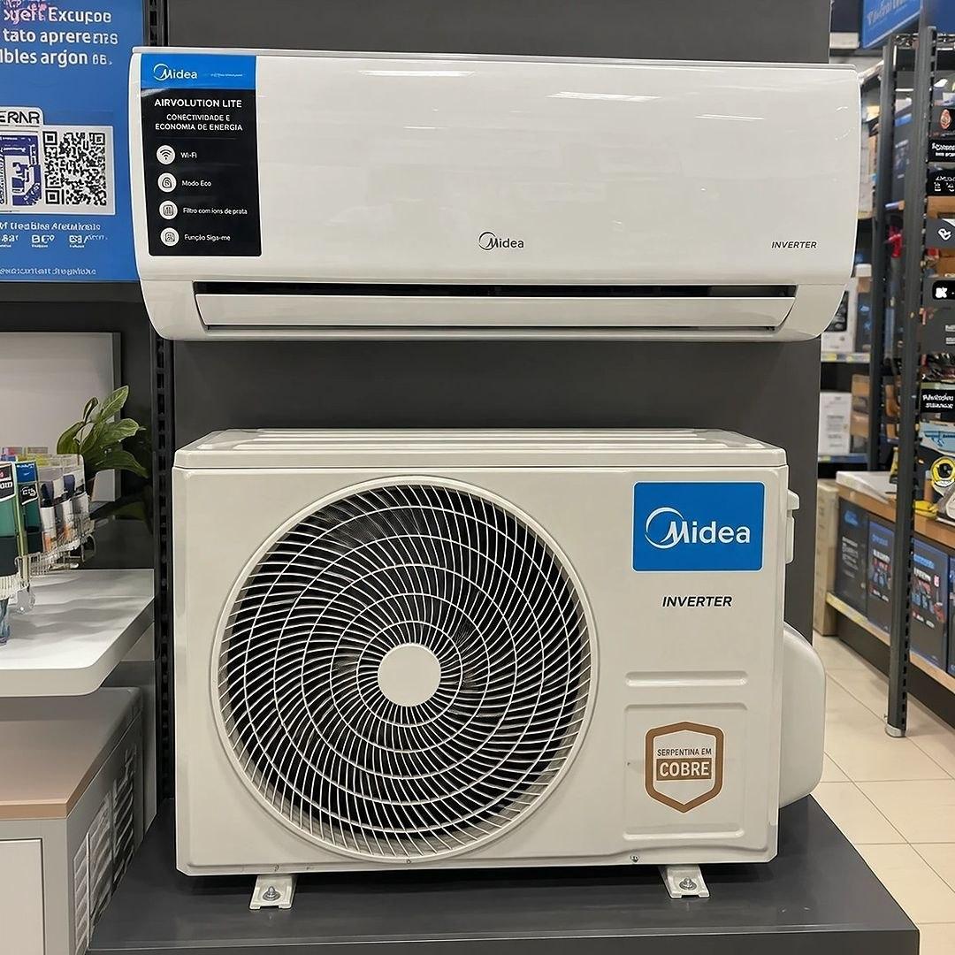 Ar Split Inverter 12000 Midea Airvolution Lite Frio 38TBVCA12M5 42EBVCA12M5 220V