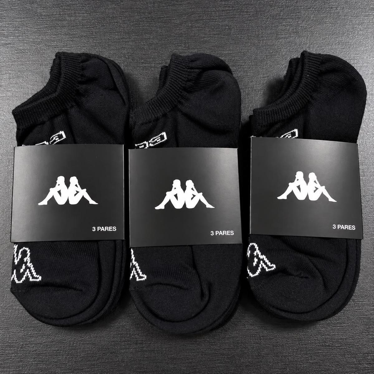 Kit 9 Pares Meias Kappa Sapatilha Soquete Invisível Original