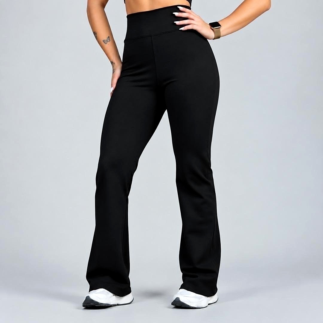 🩰 Calça Legging Flare Zero Transparência