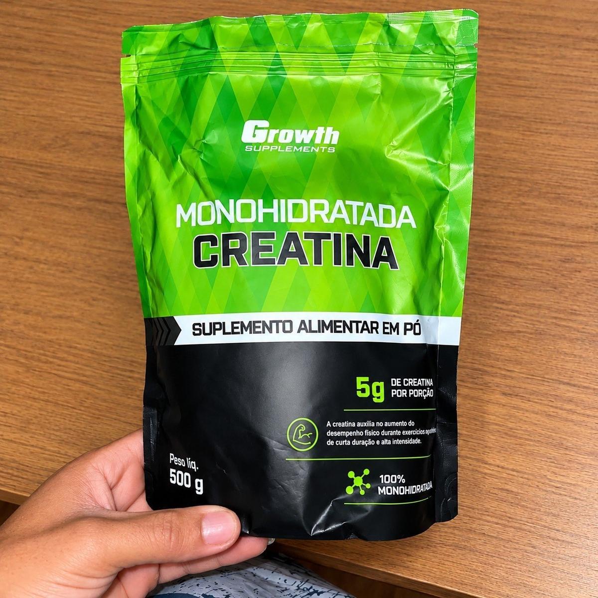 Creatina Monohidratada 500g Pouch - Growth Supplements