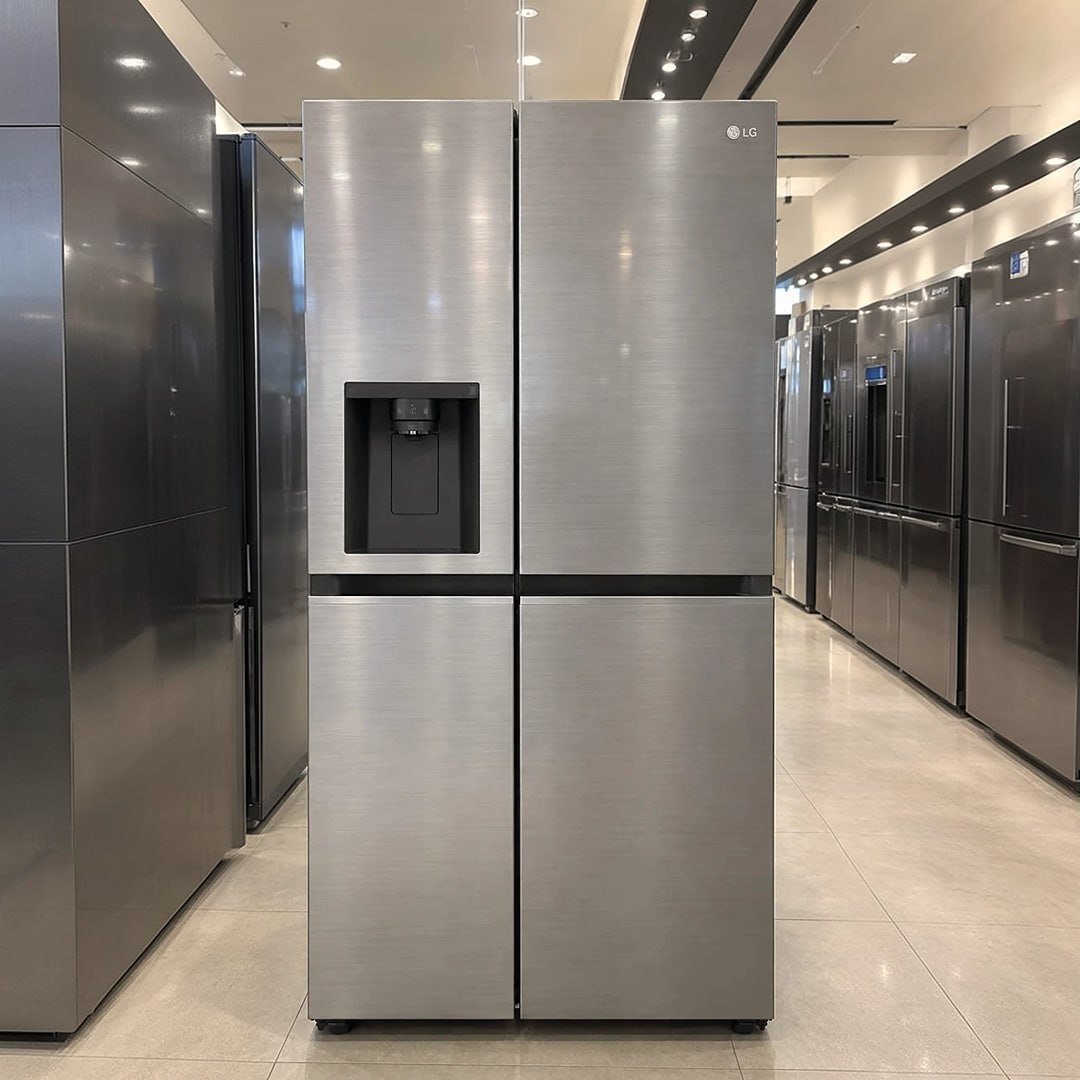 Refrigerador Smart LG Side By Side 611L Aço Escovado Uvnano 220V GC-L257SLP