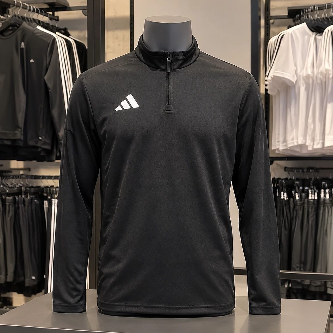 Jaqueta Adidas Entrada 26 Masculina - Preto+Branco