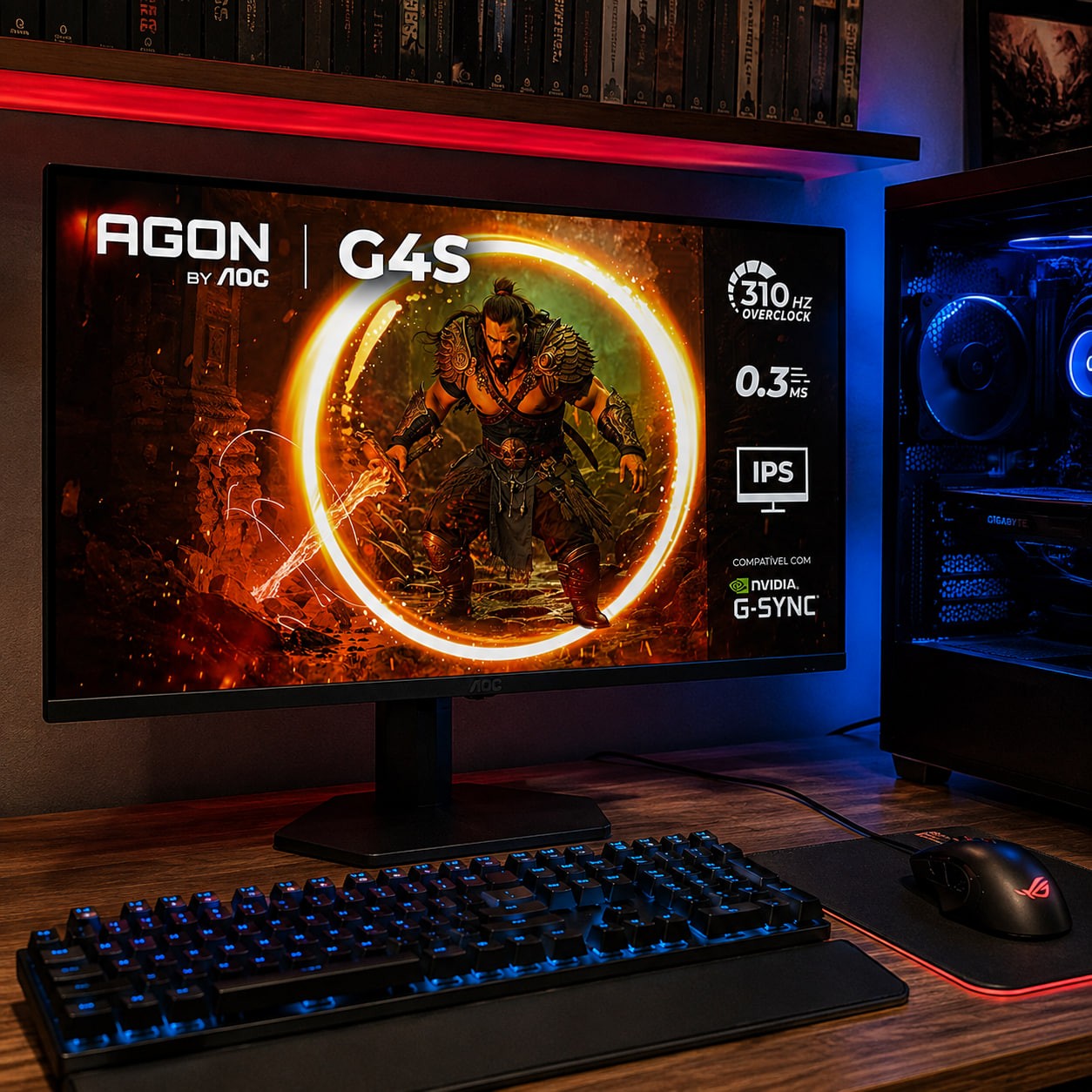Monitor Gamer AOC AGON G4S 25" 310Hz 0.3ms