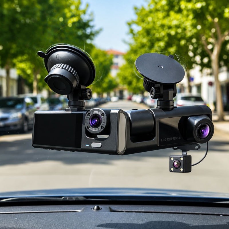 3 Câmeras Automotivas Hd 1080p