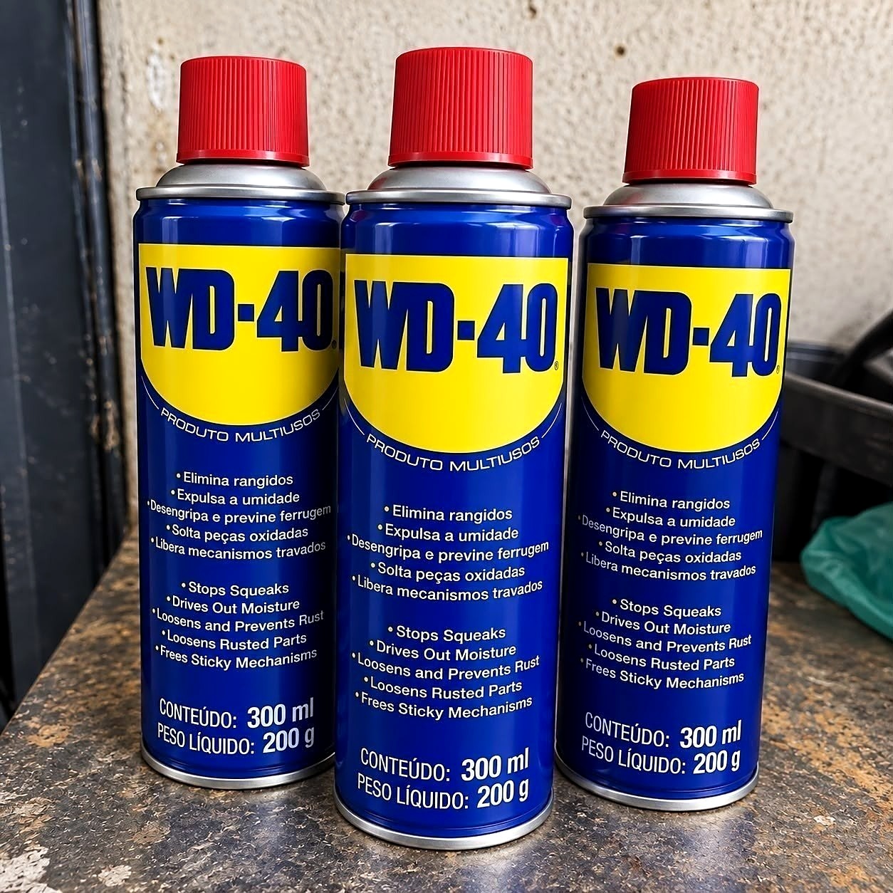🔧 Kit 3 WD40 Spray Multiusos 300ml
