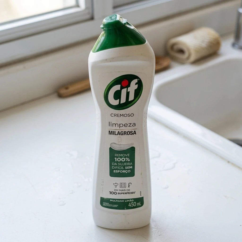 CIF Cremoso Limpreza Milagrosa Limão para casa 450ml