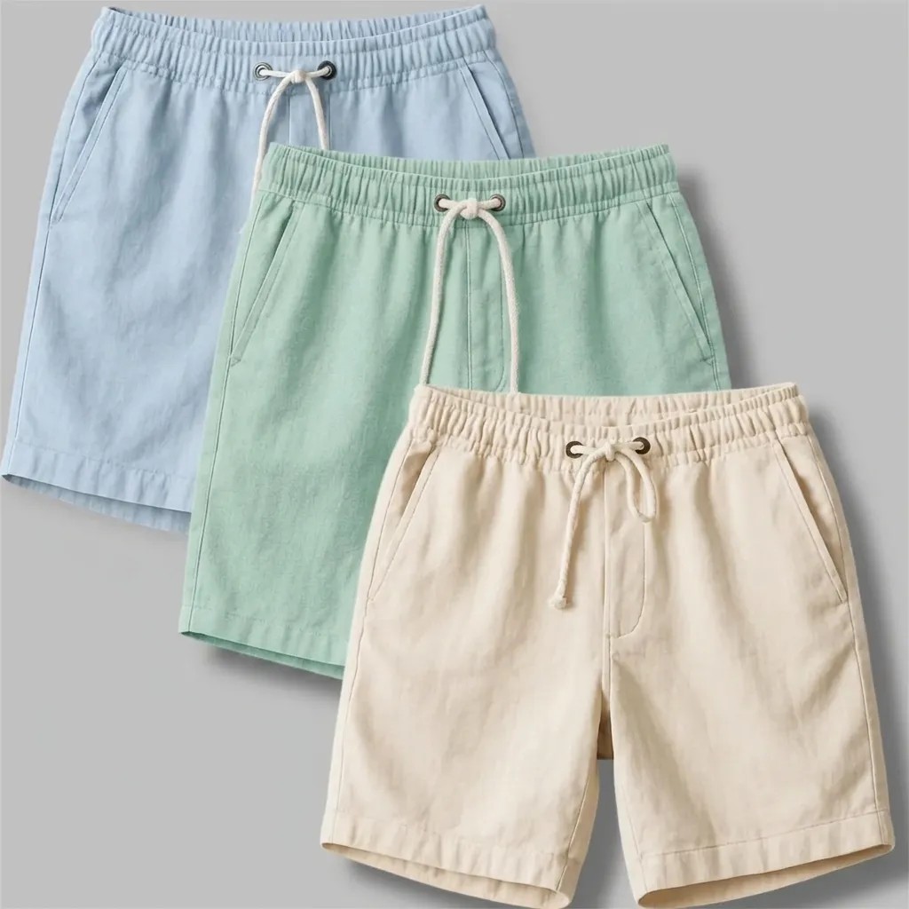 Kit 3 Shorts Masculino Bermuda Linho Verão Envio Imediato (P ao XG)