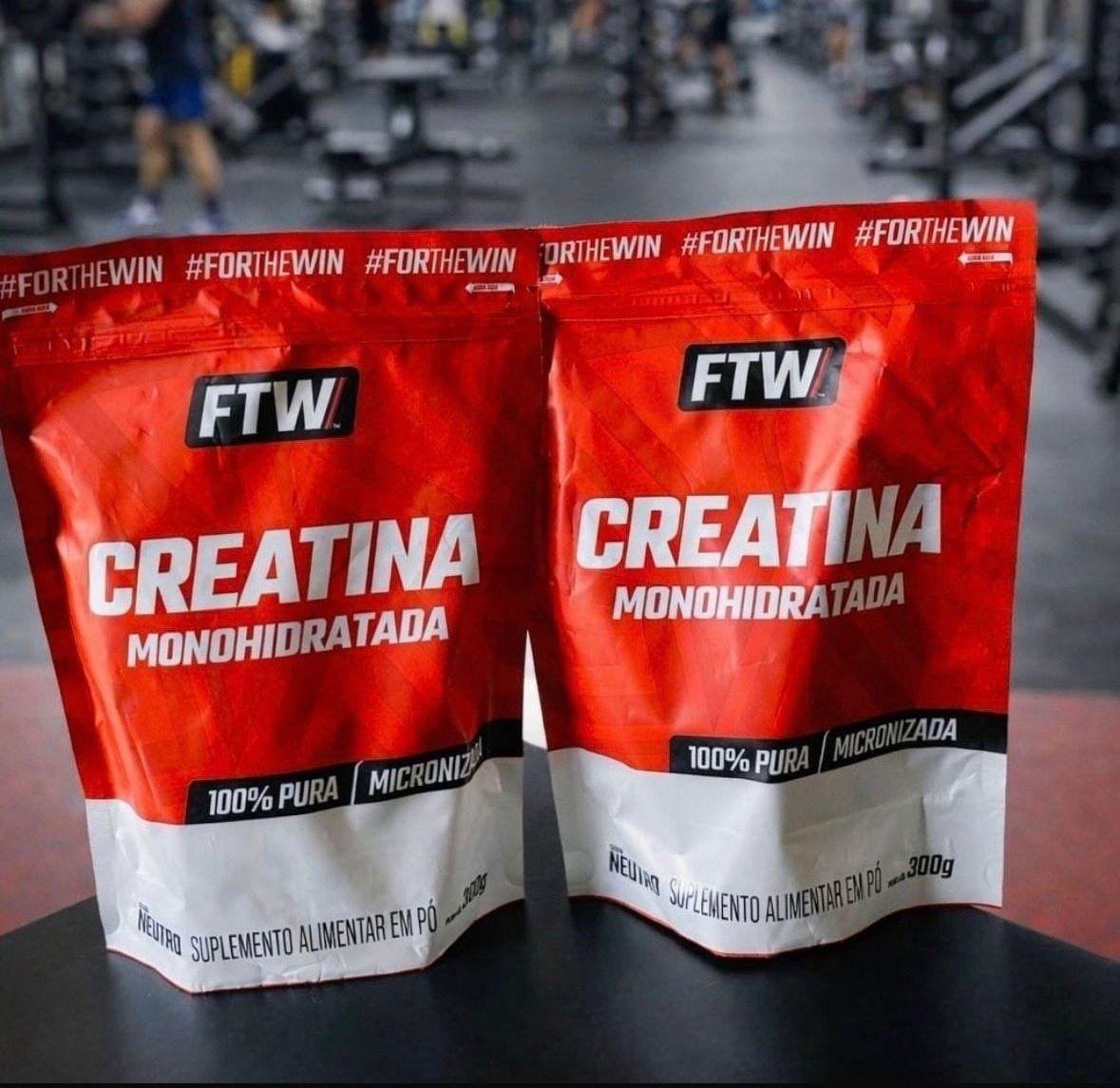 2x Creatina Monohidratada Refil 500g Ftw 100% Pura - 5g Dose Neutro