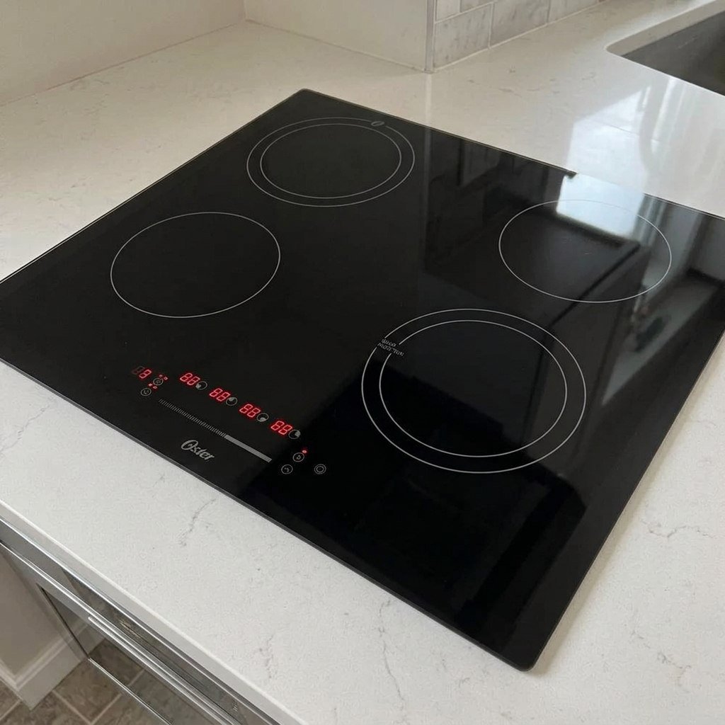Cooktop Indução 4 Bocas Touchscreen Vidro Preto Oster