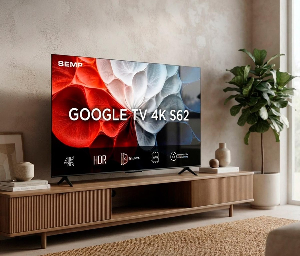 Smart TV Semp 43" S62 4k Uhd Google Tv (43s62) ​