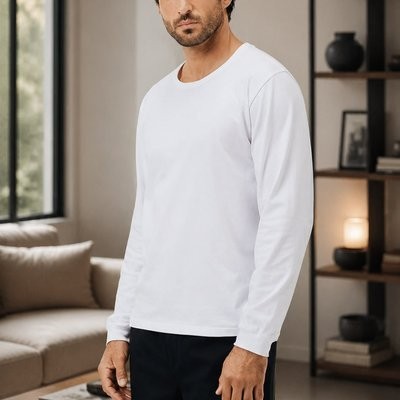 Camiseta Básica Masculina Slim Manga Longa Hering