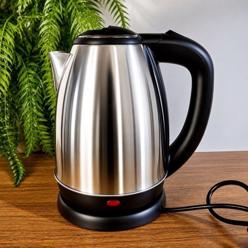 Chaleira Elétrica 1.8 Litros Inox Desligamento Automatico Cor Aço