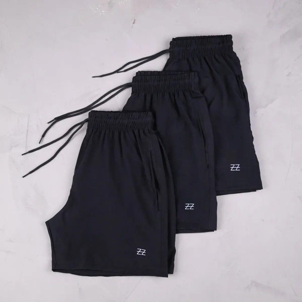 Kit 3 Bermudas Masculinas Academia Treino Praia Verão Fit (P ao GG)