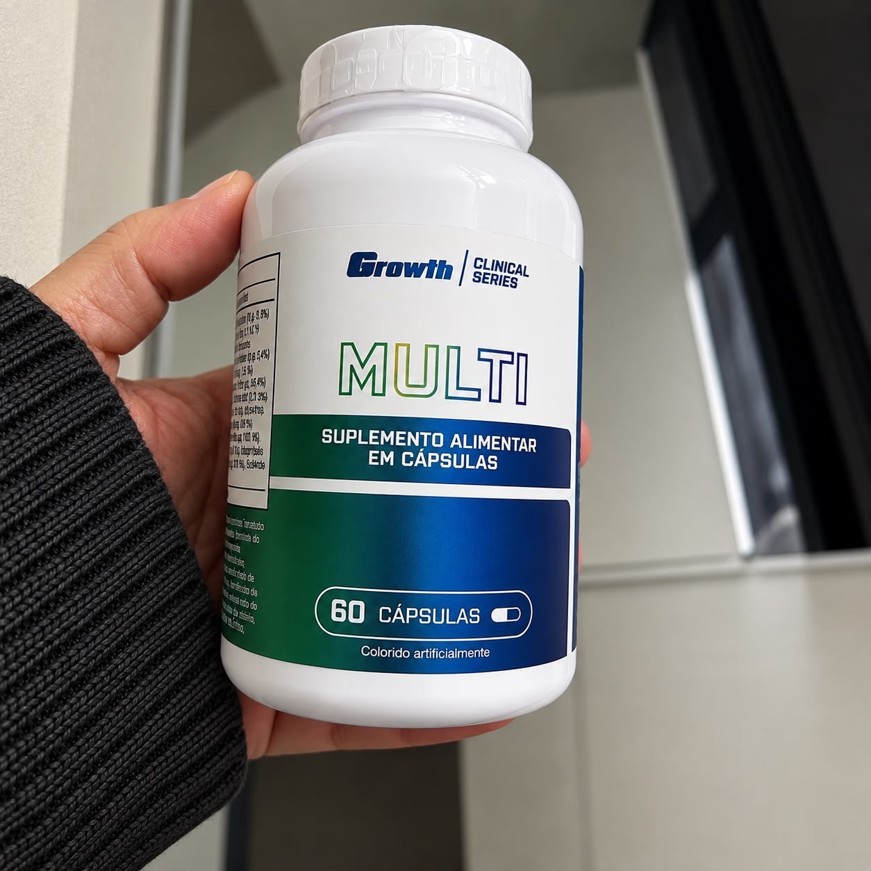Multivitamínico 60 Cáps. Growth Supplements - Sem Sabor