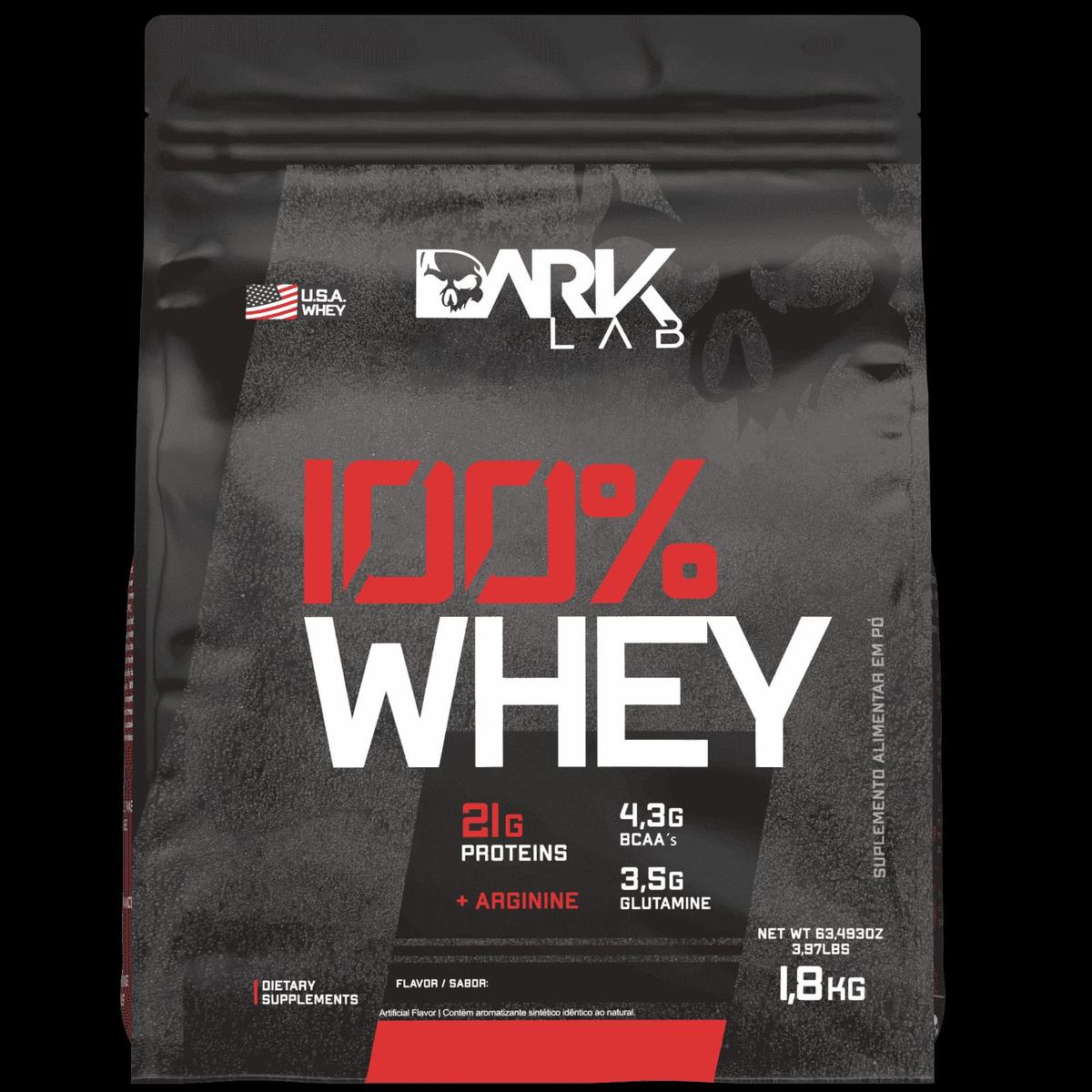 100% Whey Protein Baunilha Refil 1,8kg - Dark Lab