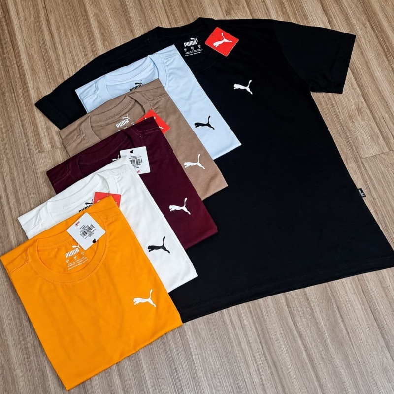 Camiseta Ess Small Puma Logo Poly Tee Masculina Puma