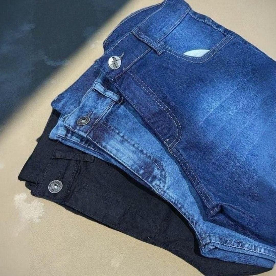 Kit 3 Calças Jeans Com Elastano (36 a 48)