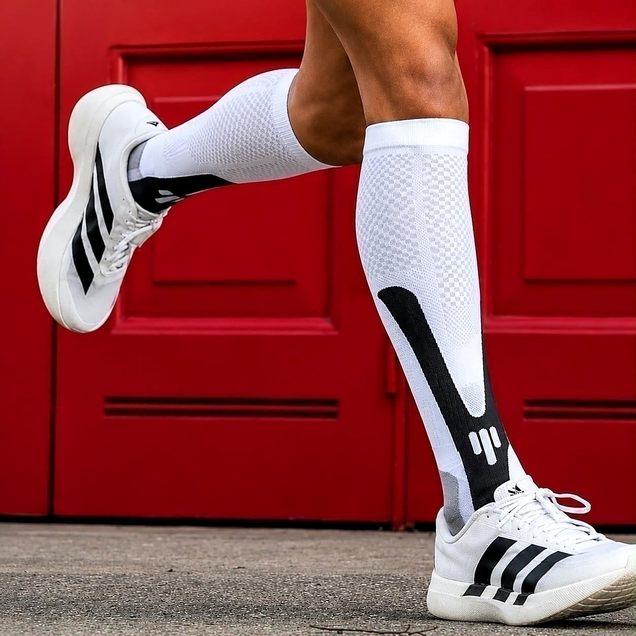 🧦 Meia de Compressão Elástica Esportiva Corrida