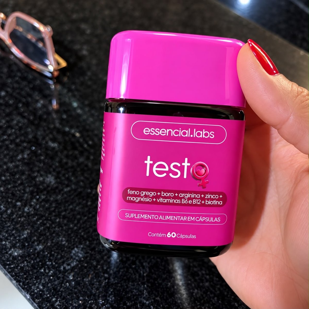 Testo Essencial Para Mulheres 60 Cápsulas