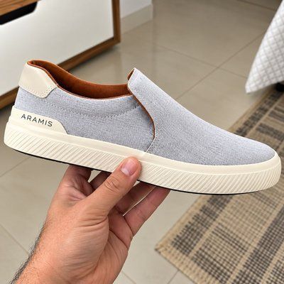 Tênis Masculino Casual Aramis Daily Slip Confortável Moderno (38 ao 44)