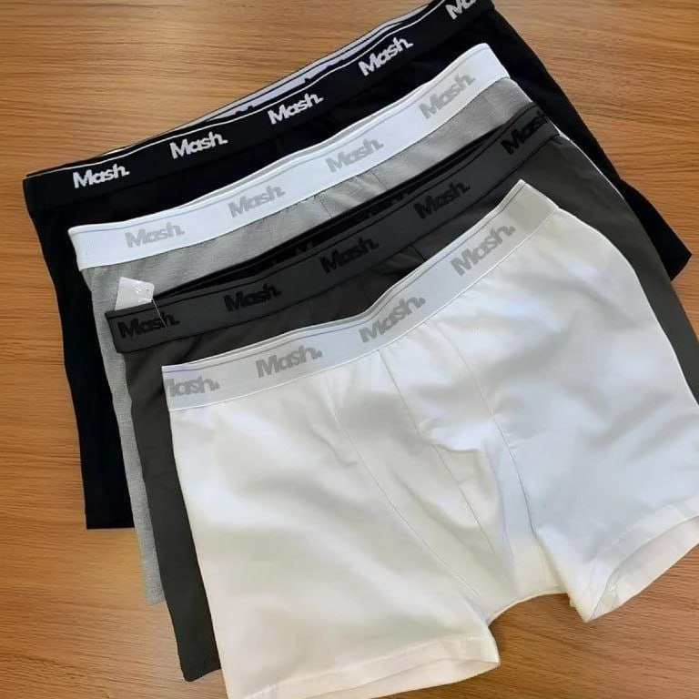 Kit Com 10 Cuecas Boxer Algodão Cotton Masculina Adulto Mash