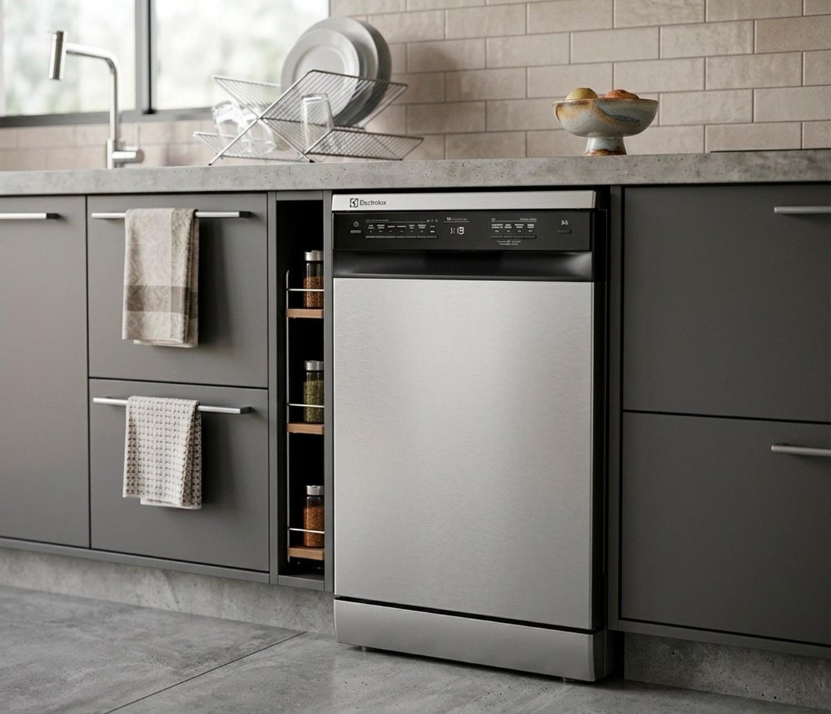 Lava-Louças Electrolux 10 Serviços Inox com Programa Lava e Seca 50min (LS10E) 110v ​