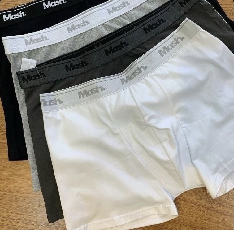 Kit com 6 Cuecas Boxer Mash Poliamida Toque Gelado (P ao GG)
