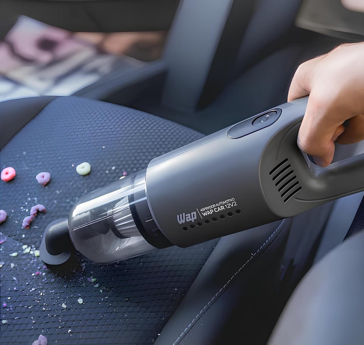 WAP Aspirador de Pó Automotivo Car 12V2, Portátil, 420ml 12VDC