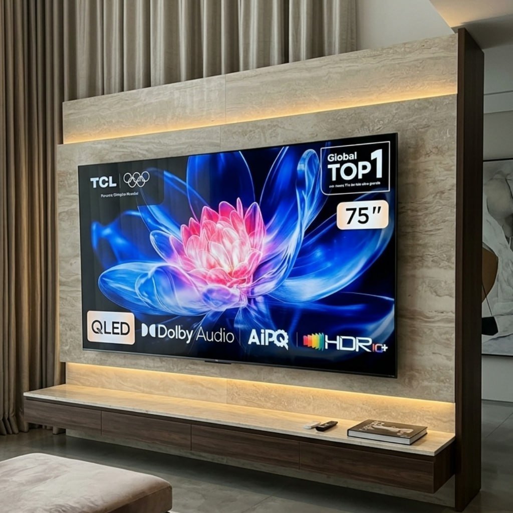 Smart Tv Tcl 75 Polegadas Qled 4k T6c 75t6c
