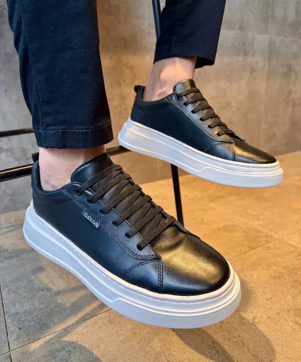 Sapato Masculino Casual Couro Legítimo Calce Fácil Macio (37 ao 44)