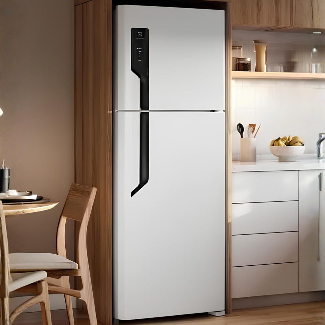 Geladeira Electrolux Frost Free com AutoSense 480L Efficient Duplex Branca TF71