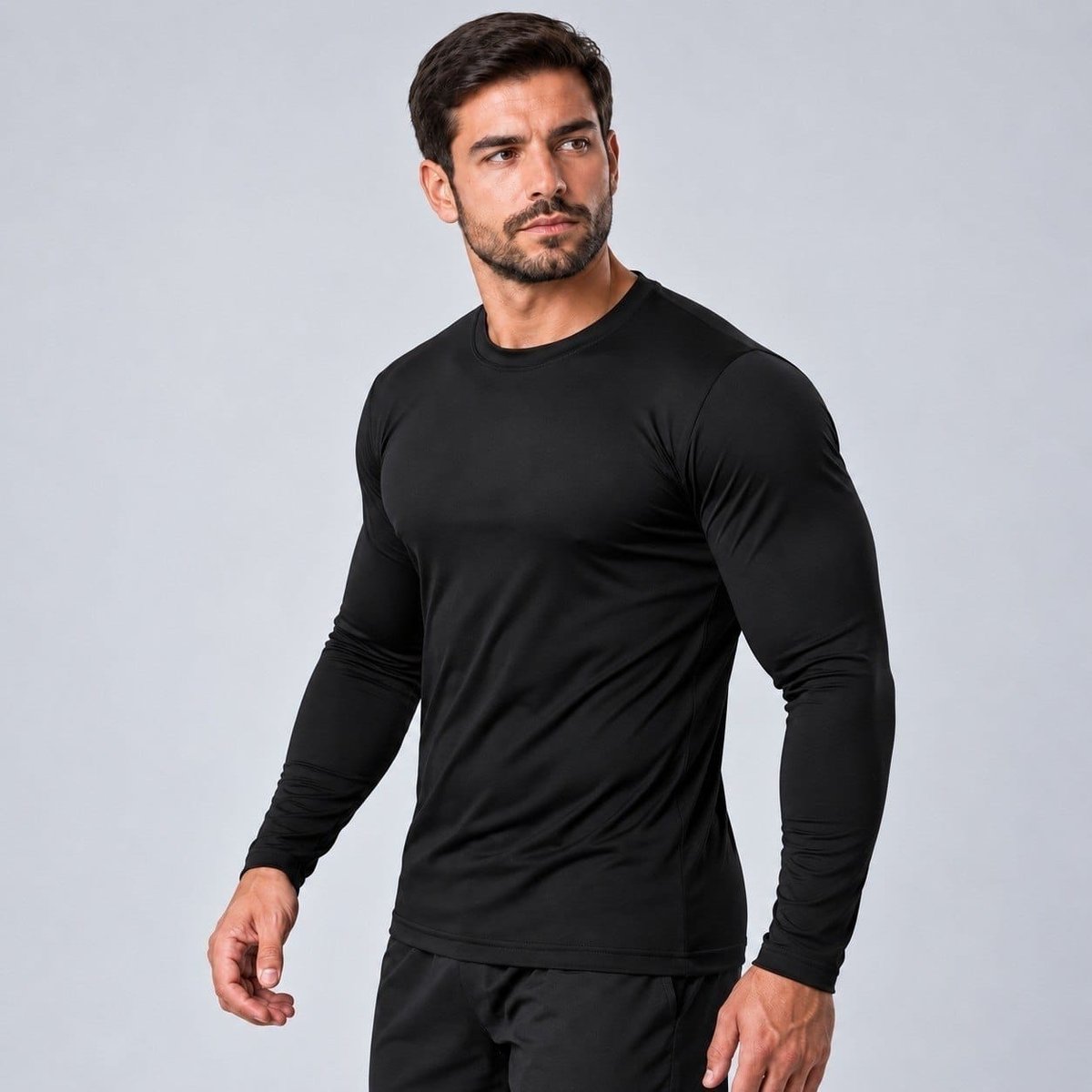 Kit com 2 Camisas Segunda Pele Manga Longa UV50+