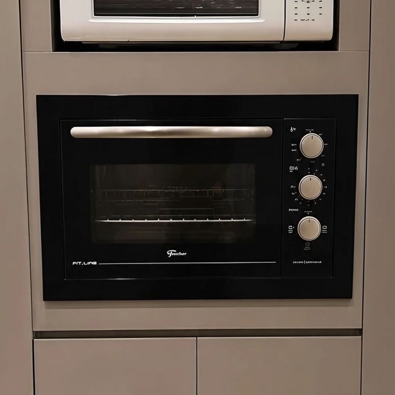 Fischer Forno Elétrico Embutir Fit Line 48L Black 127V 34493-95481