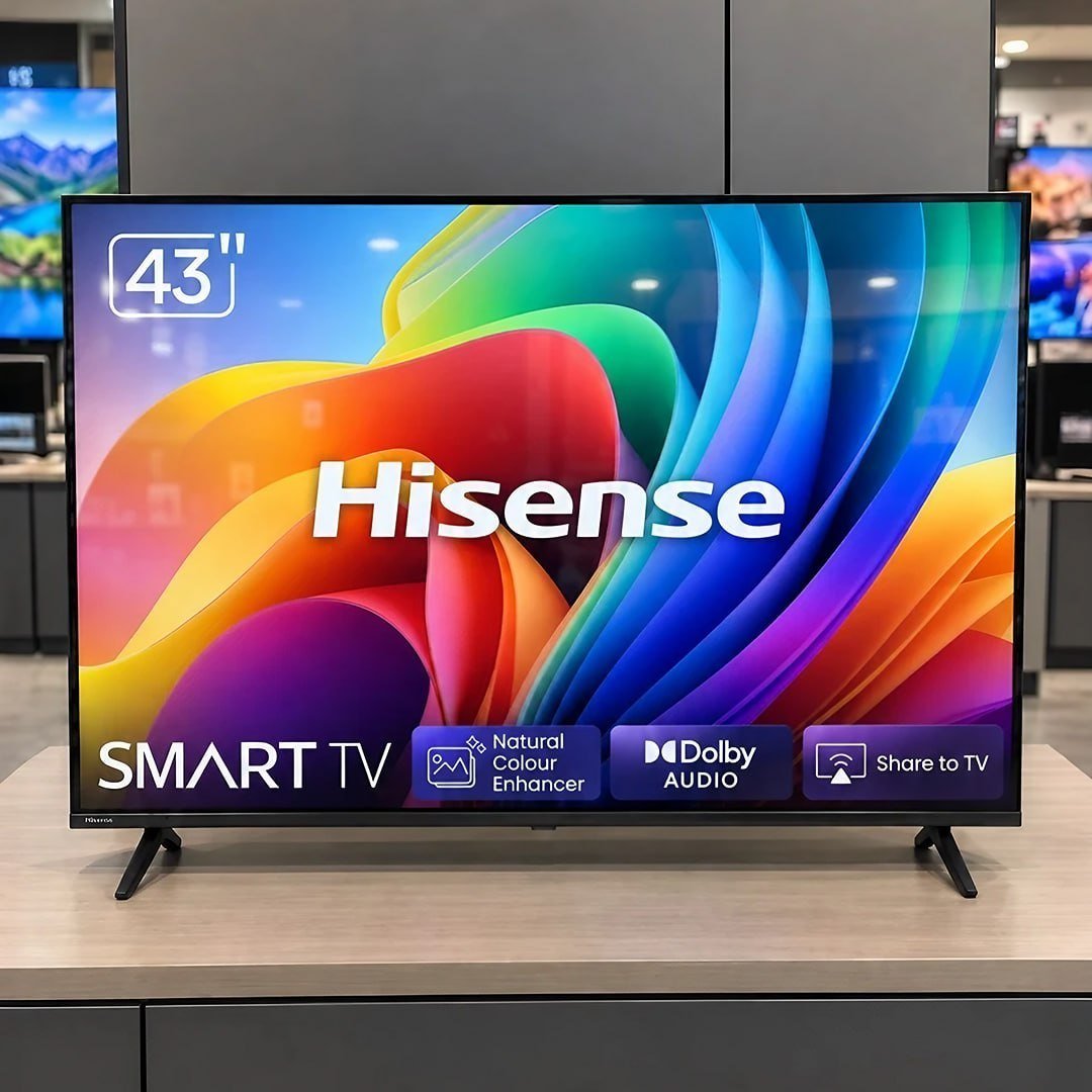Smart TV Hisense FHD 43" Polegadas 43A4NV com HDR10, DTS Virtual X, Compatibilidade Alexa
