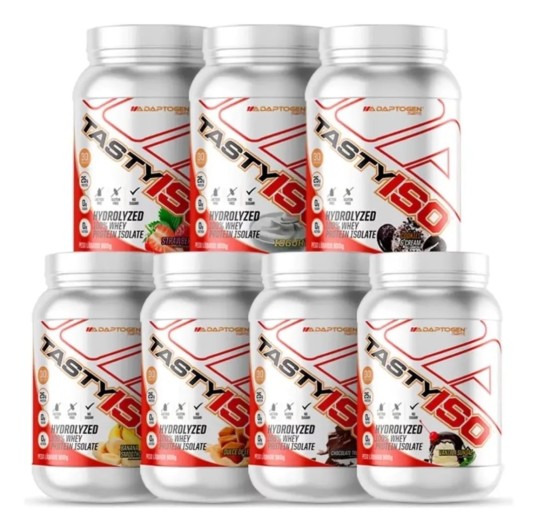 Tasty Whey Iso 900g Importado Adaptogen- Hidrolisado Isolado
