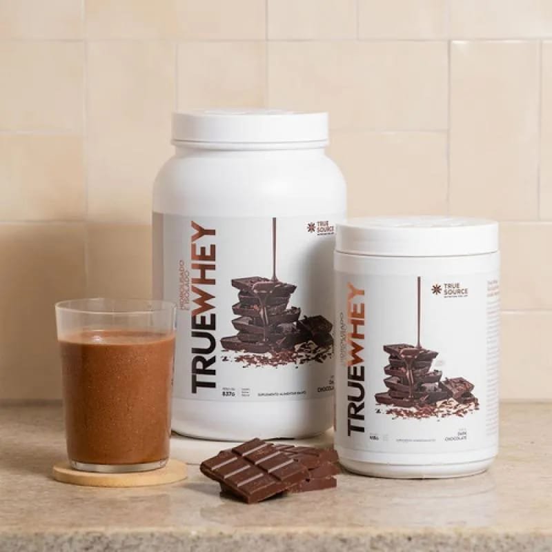 Whey Protein Isolado Concentrado Chocolate 900g True Source Chocolate