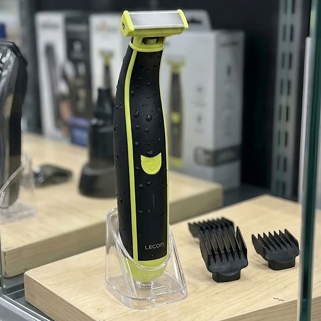 Aparador de Pelos Elétrico Lecom Prova D'Água Bivolt Barbear e Depilar