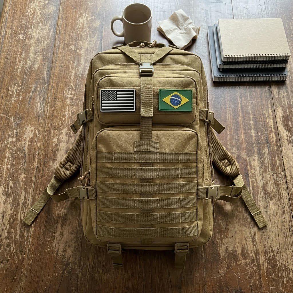 Mochila Tática Impermeável Militar Reforçada Grande 50litros