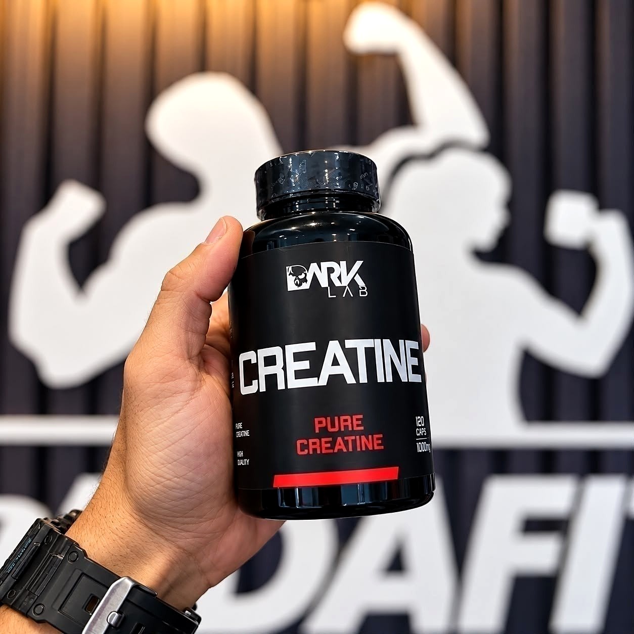 💊 Creatina 100% Pura 120 cápsulas Dark Lab
