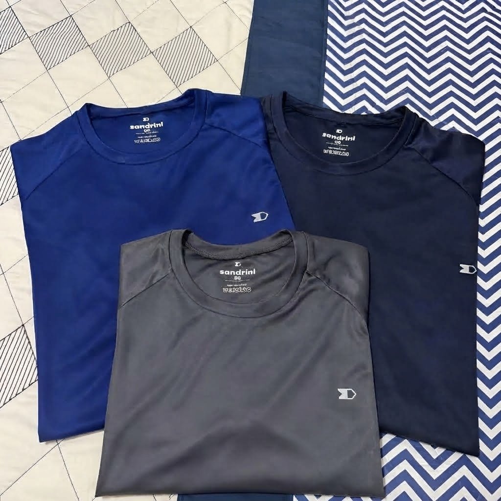 Kit 4 Camiseta Dry-fit Sandrini Academia Caminhada