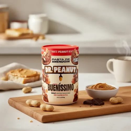 Dr. Peanut Pasta de Amendoim Bueníssimo com Whey 250g